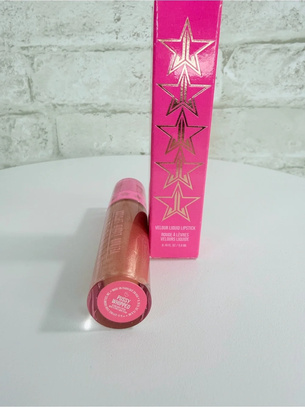 Jeffree Star Velour Liquid Lipstick P*SSY WHIPPED — Metallic Rose Gold BronzeNWT
